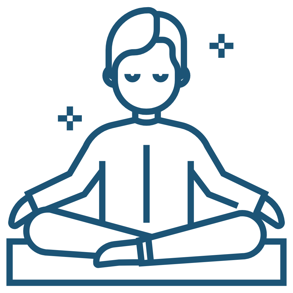 Icono de meditación